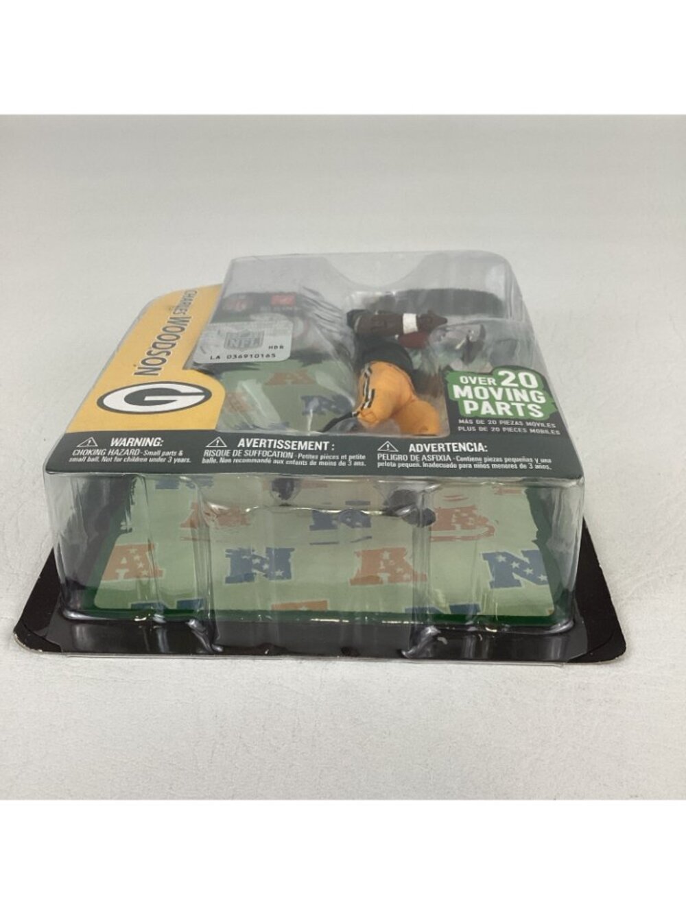 NFL Play Makers Green Bay Packers Charles Woodson Action Figure 2012 McFarlane - Picture 3 of 7